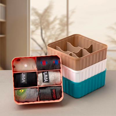 6-Compartment Wardrobe Organizer
